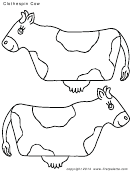 Clothespin Cow Sheet