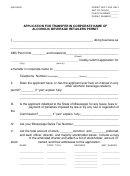 Application For Transfer In Corporate Name Of Alcoholic Beverage Retailers Permit Form