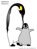 Emperor Penguin Sheet