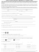 Fillable Application For Iowa Resident Classification Form Printable pdf