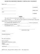 Mwcc Form - Proposed Order On Motion 1993