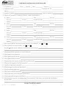 Form De 204 - Corporate Information Questionnaire