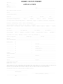 Horry County - Permit Application Form