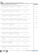 Percent Word Problems As Decimal Expressions Worksheet