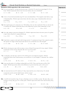 Percent Word Problems As Decimal Expressions Worksheet Printable pdf