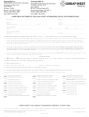 Fillable Varifund Automatic Dollar-Cost Averaging (Dca) Authorization Form Printable pdf