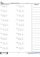 Expanding Expressions Worksheet