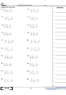 Expanding Expressions Worksheet