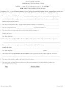 Form L-09 - Application For Certificate Of Authority For Limited Liability Company Printable pdf