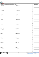 Identifying Numerical Coefficient Sheet