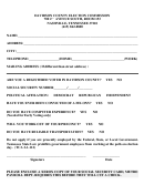 Davidson County Election Commission Application