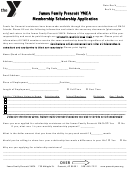 Membership Scholarship Application Form - James Family Prescott Ymca