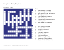 Chapter 4: Early Empires - Crossword Puzzle Template
