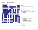 Chapter 1: The Tools Of History - Crossword Puzzle Template