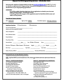 Request For Nys Fingerprinting Services - Information Form
