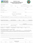 Program Registration Form - Bedford County, Virginia