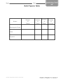 Solid Figures Table Template