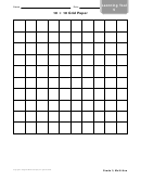10*10 Grid Paper Template