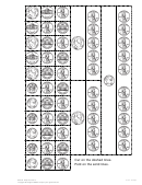 Math Expressions - Coin Strips Template