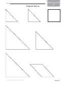 Learning Tool - Tangram Pieces Template