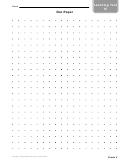 Learning Tool - Dot Paper Template