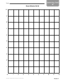 Learning Tool - Coordinate Grid Template