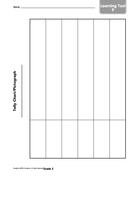 Learning Tool - Tally Chart/pictograph Template Printable pdf