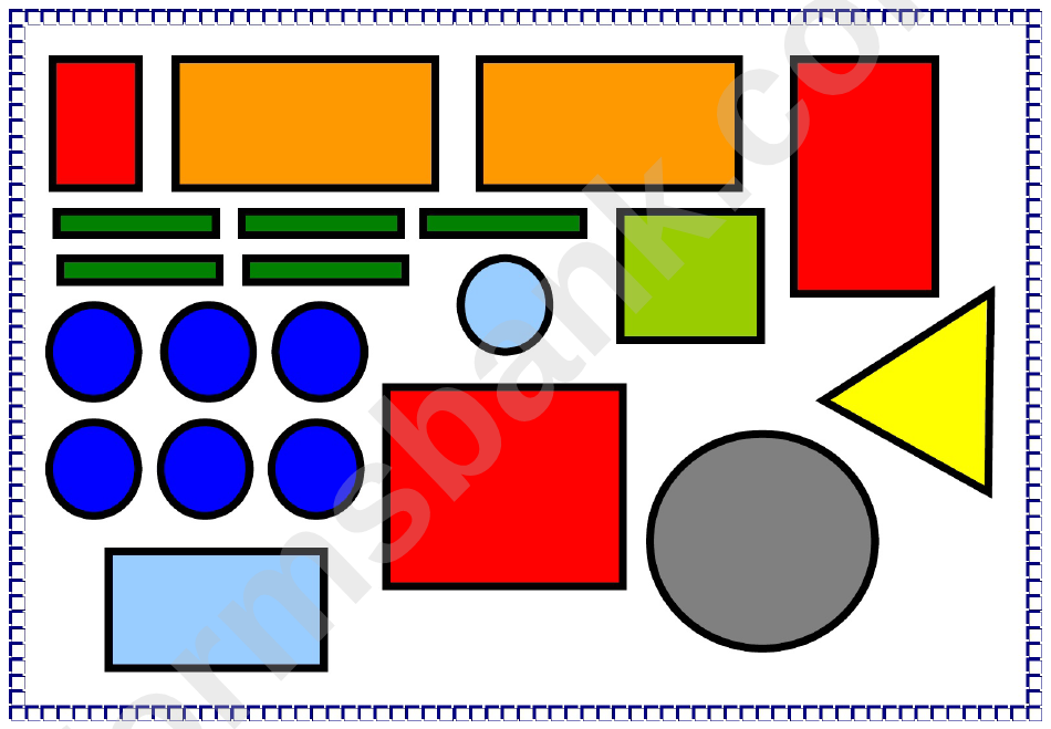 Shape Pictures Template