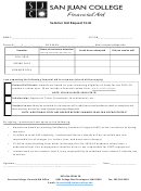 Summer Aid Request Form