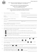 Form Rp-466-e [oneida] - Application For Volunteer Firefighters / Ambulance Workers Exemption - 2007