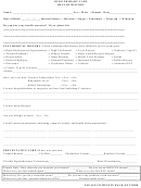 Medical History Form - Duke Health Printable pdf