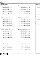 Matching Inequalities To Numberlines Worksheet