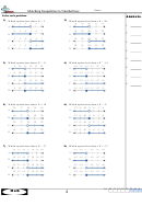 Matching Inequalities To Numberlines Worksheet