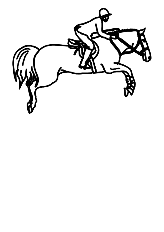Horse Coloring Sheet