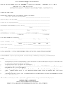 Application Form For Participation In North Texas Real Estate Information System