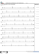 Finding Sum And Difference With Numberlines Worksheet Printable pdf