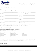 Affiliate Membership Application Form