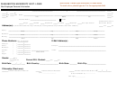 Personal Information Form - Non-employee