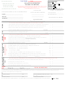 Individual Income Tax Return Form - Instructions