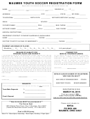 Maumee Youth Soccer Registration Form March 2015