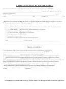Notice Of Entry By Owner/agent Form