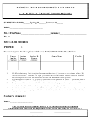 Pass/fail Grading Option Request Form - Michigan State University College Of Law