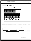Education Record Form