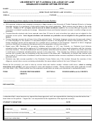 Graduate Course Option Petition Form