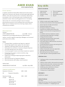 Office Administrator - Sample Resume Template