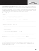 Financial Support Form - Miami University
