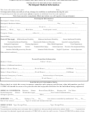 Participant Medical Information Form - Cobb County Parks, Recreation & Cultural Affairs Department Therapeutic Recreation Services