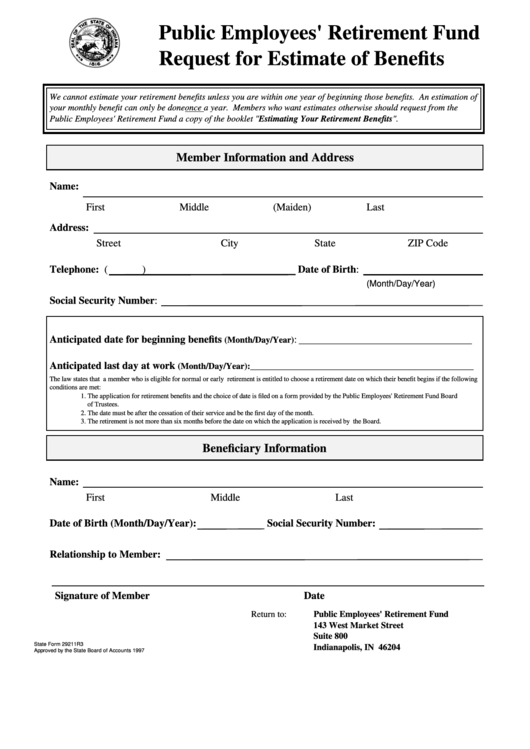 Fillable Form 29211r3-Public Employees