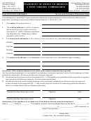Form Cd-5-statement Of Intent To Dissolve A West Virginia Corporation June 1999