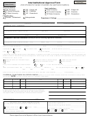Interinstitutional Approval Form